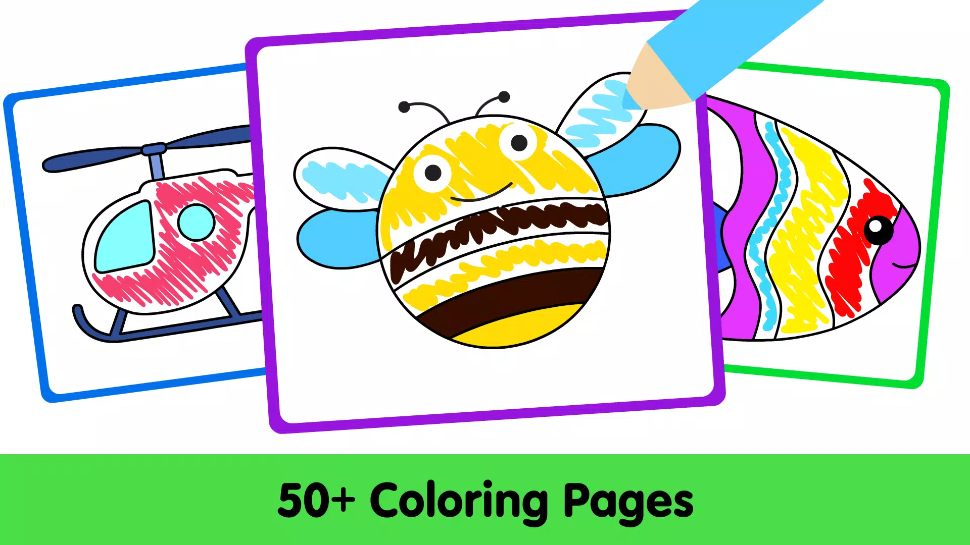 Kids Coloring Pages & Book ภาพหน้าจอ 2