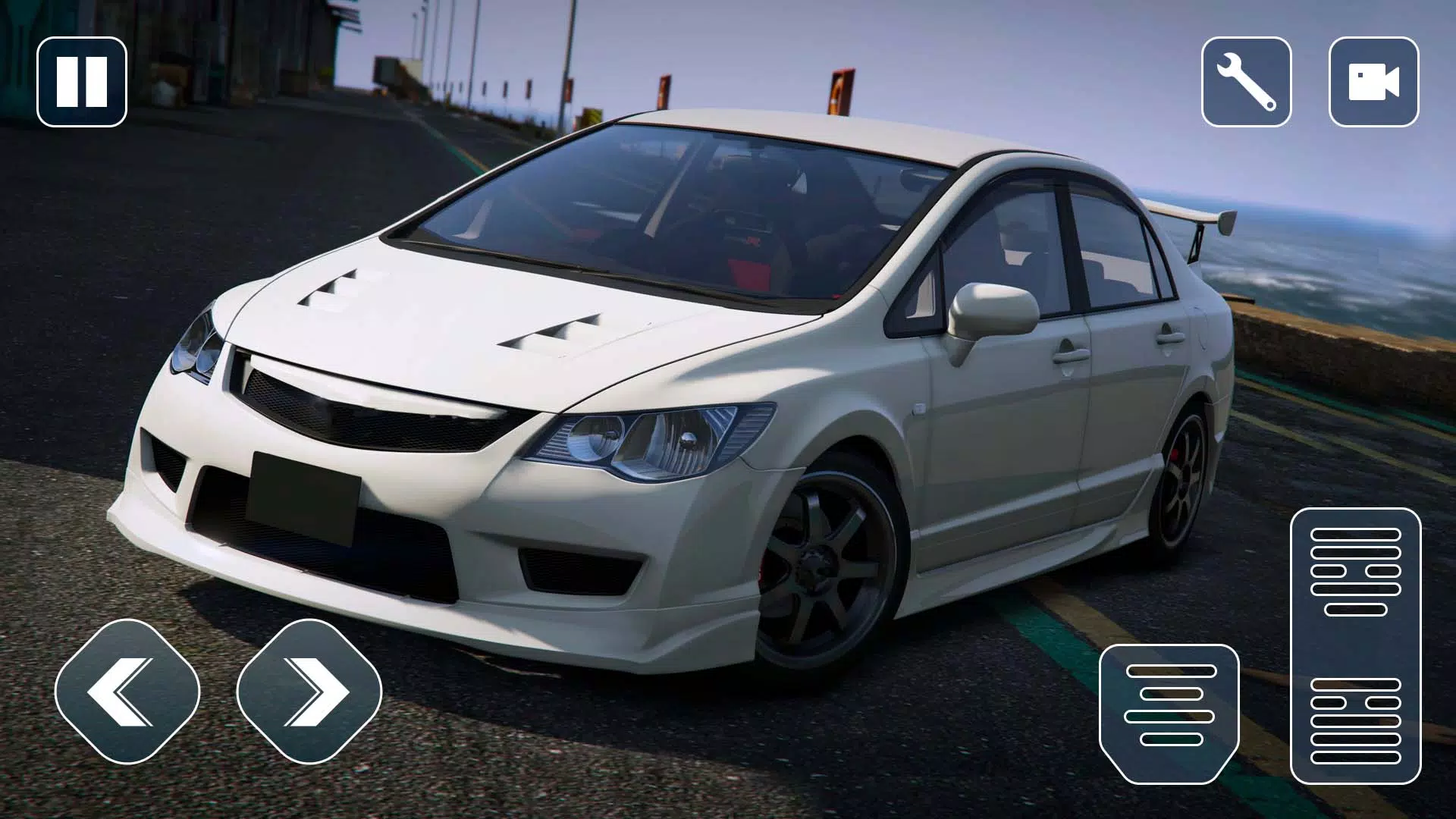 Schermata Furious Civic Car City Race 3
