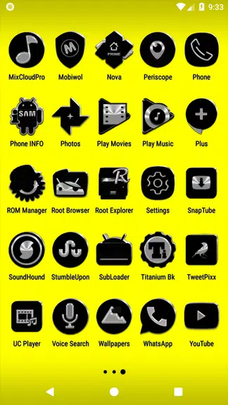Black Icon Pack 스크린샷 3