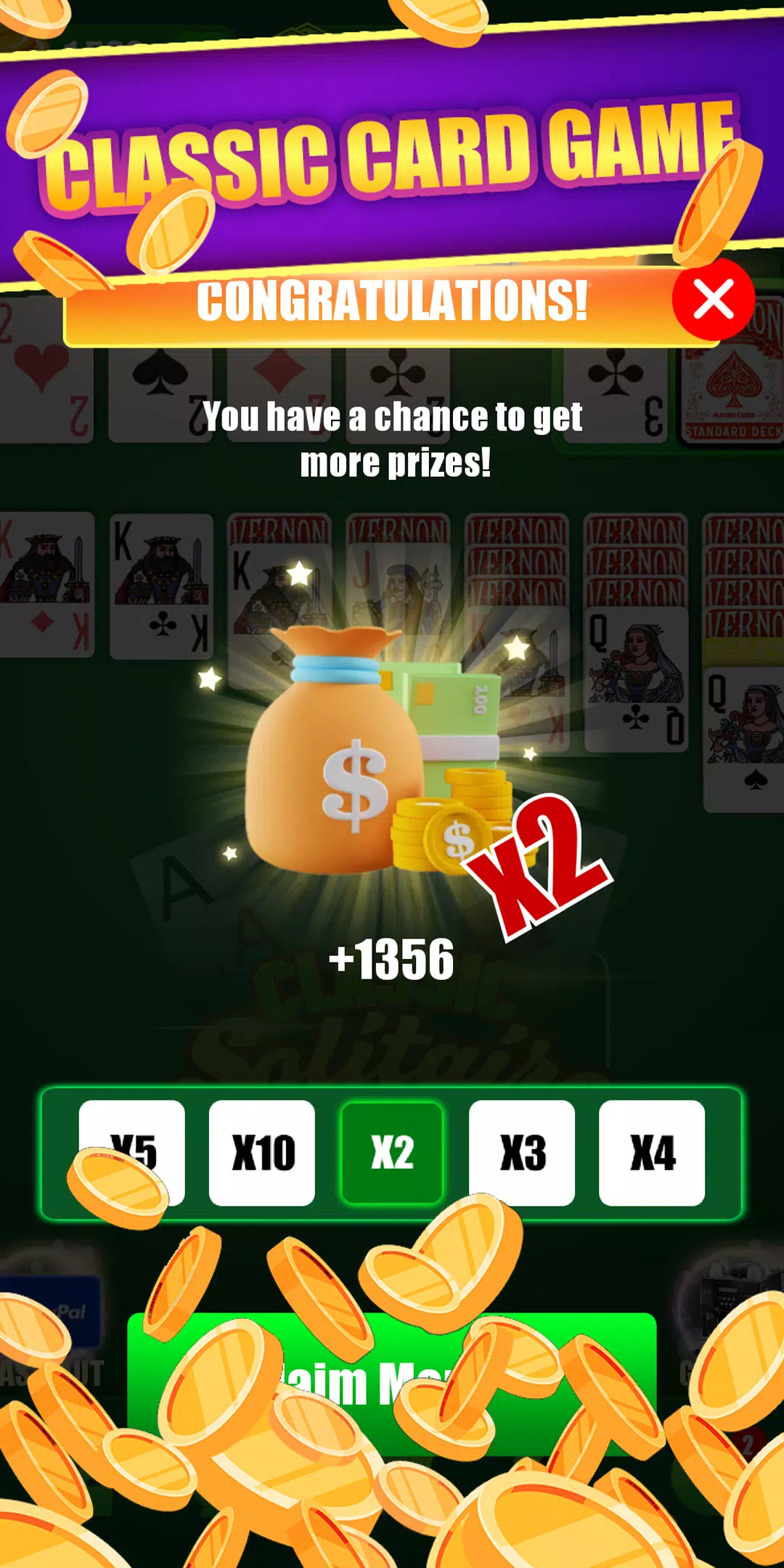 Funny Solitaire-Card Game স্ক্রিনশট 2