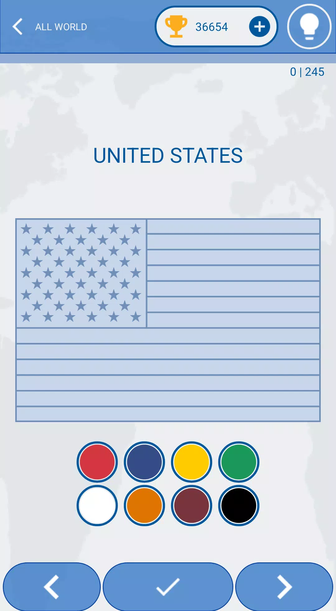 Flags of the World - Flag Quiz Capture d'écran 1