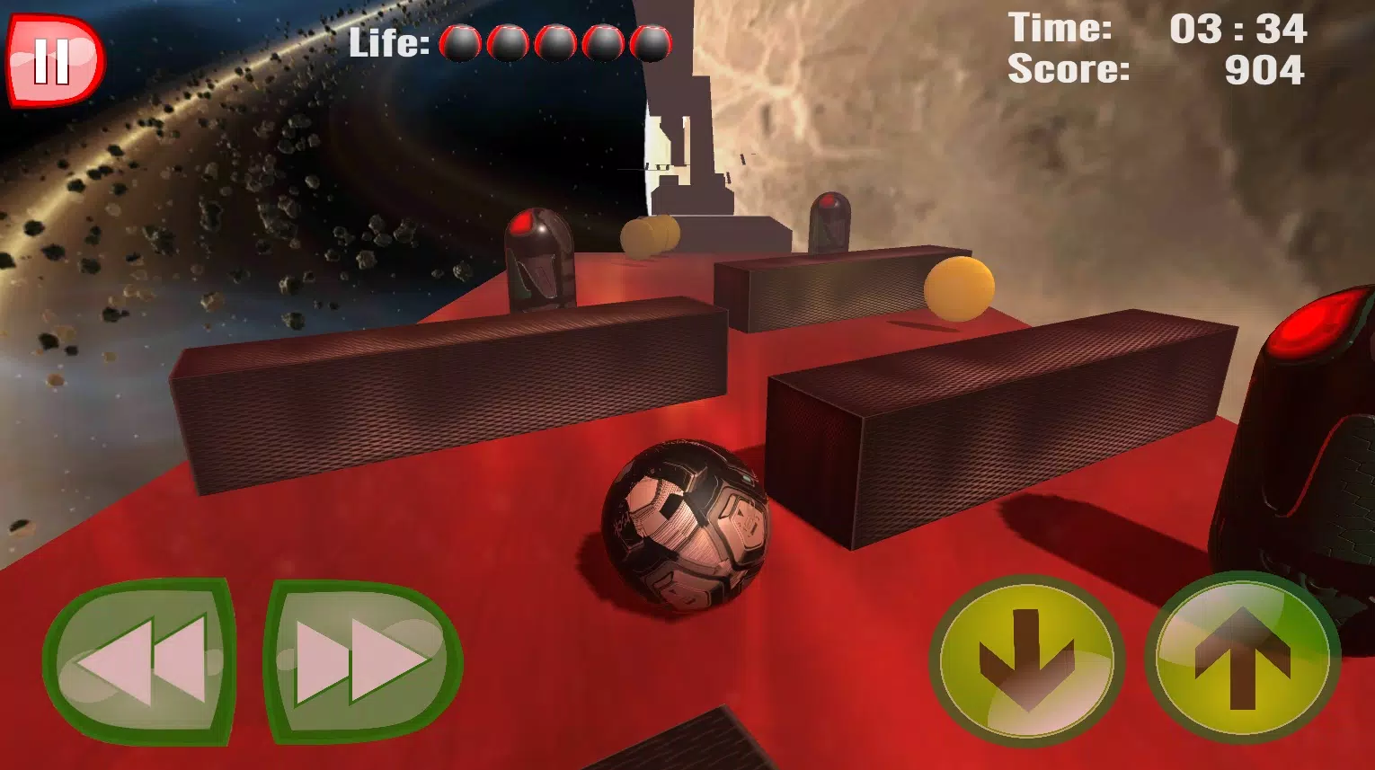 Space Ball: Balance Game Tangkapan skrin 1