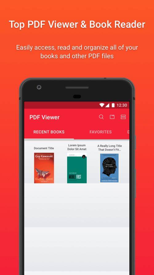 PDF Viewer & Book Reader Zrzut ekranu 1