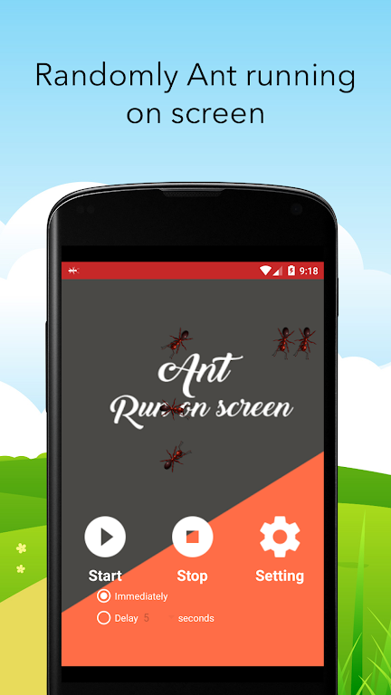 Ant Run on Screen Prank Zrzut ekranu 1