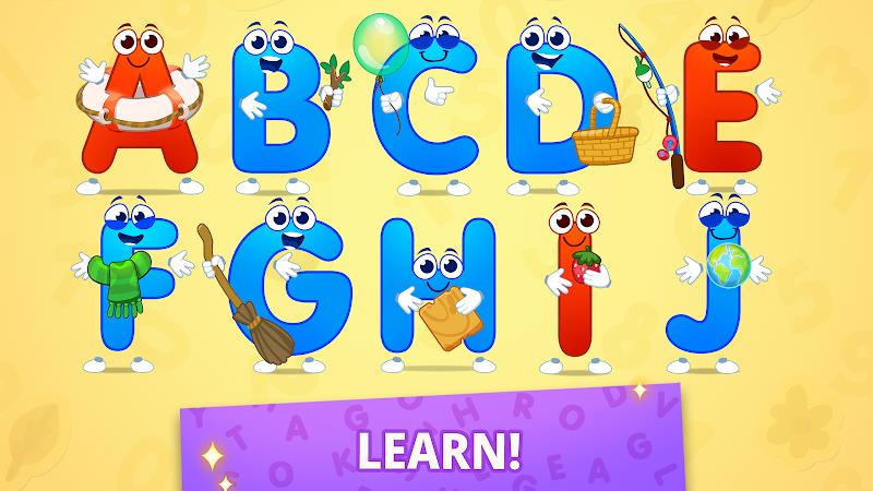 ABC kids! Alphabet, letters Zrzut ekranu 3