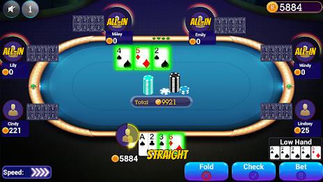 Omaha Poker Offline ภาพหน้าจอ 3