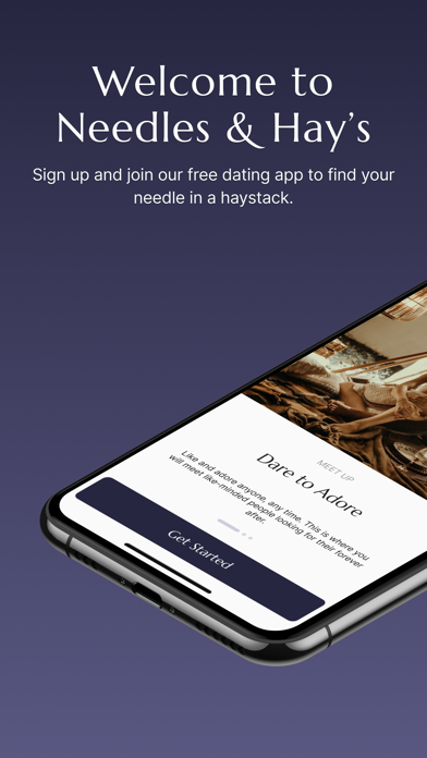 Needles and Hays Dating App Capture d'écran 1