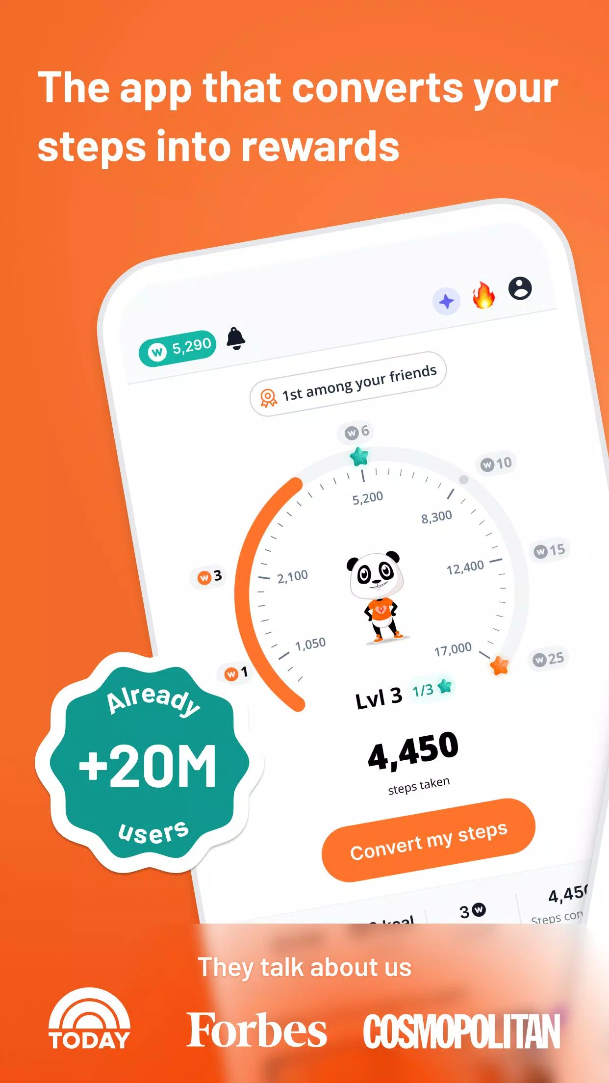 WeWard - die Walking-App Screenshot 1
