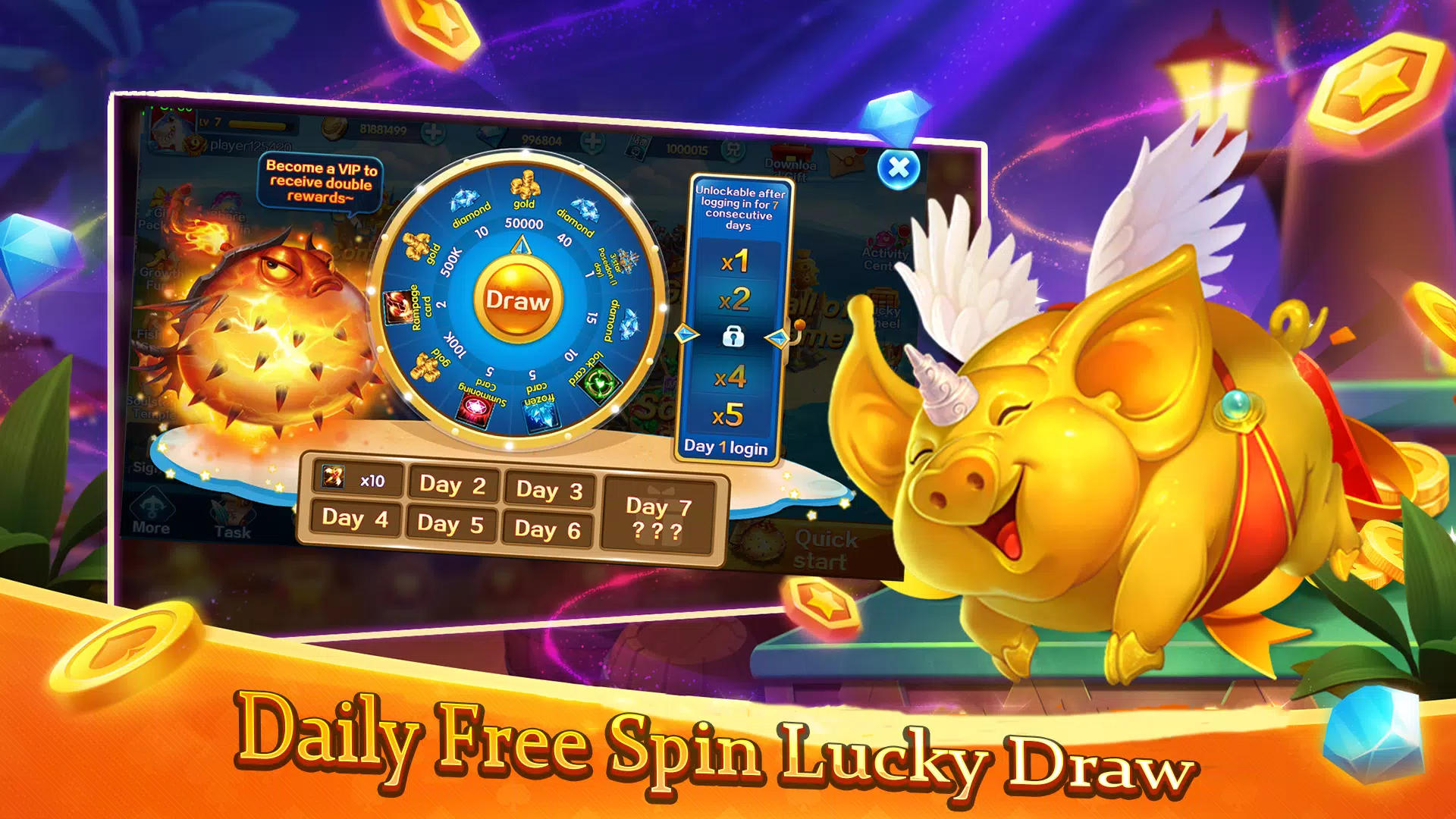 Neptune Fishing-arcade fishing Скриншот 2