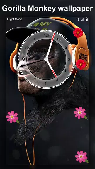 Gorilla Monkey Live Wallpaper Ảnh chụp màn hình 2