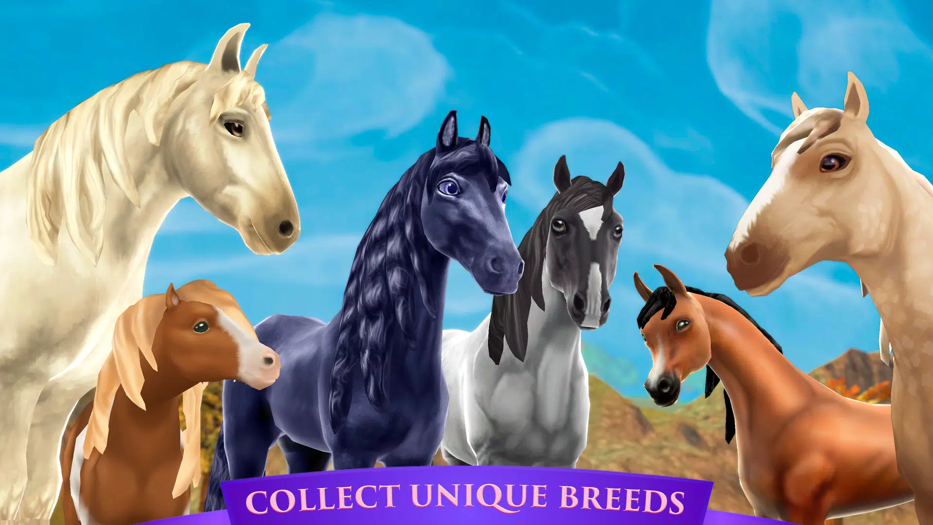 Horse Riding Tales - ワイルドポニー スクリーンショット 1