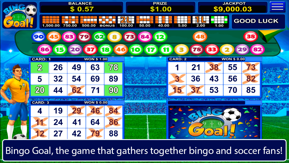 Bingo Goal - Video Bingo ဖန်သားပြင်ဓာတ်ပုံ 1
