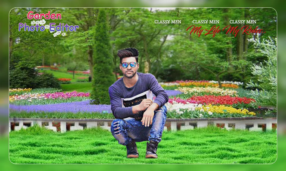Garden Photo Frame Editor Screenshot 4