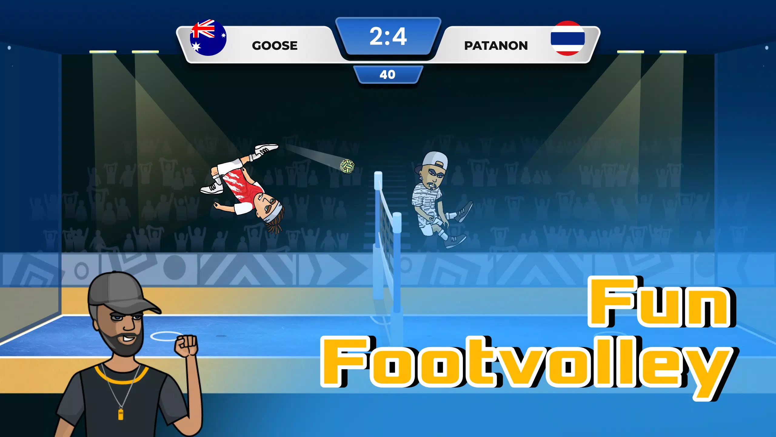 Soccer Spike - Kick Volleyball Captura de tela 1