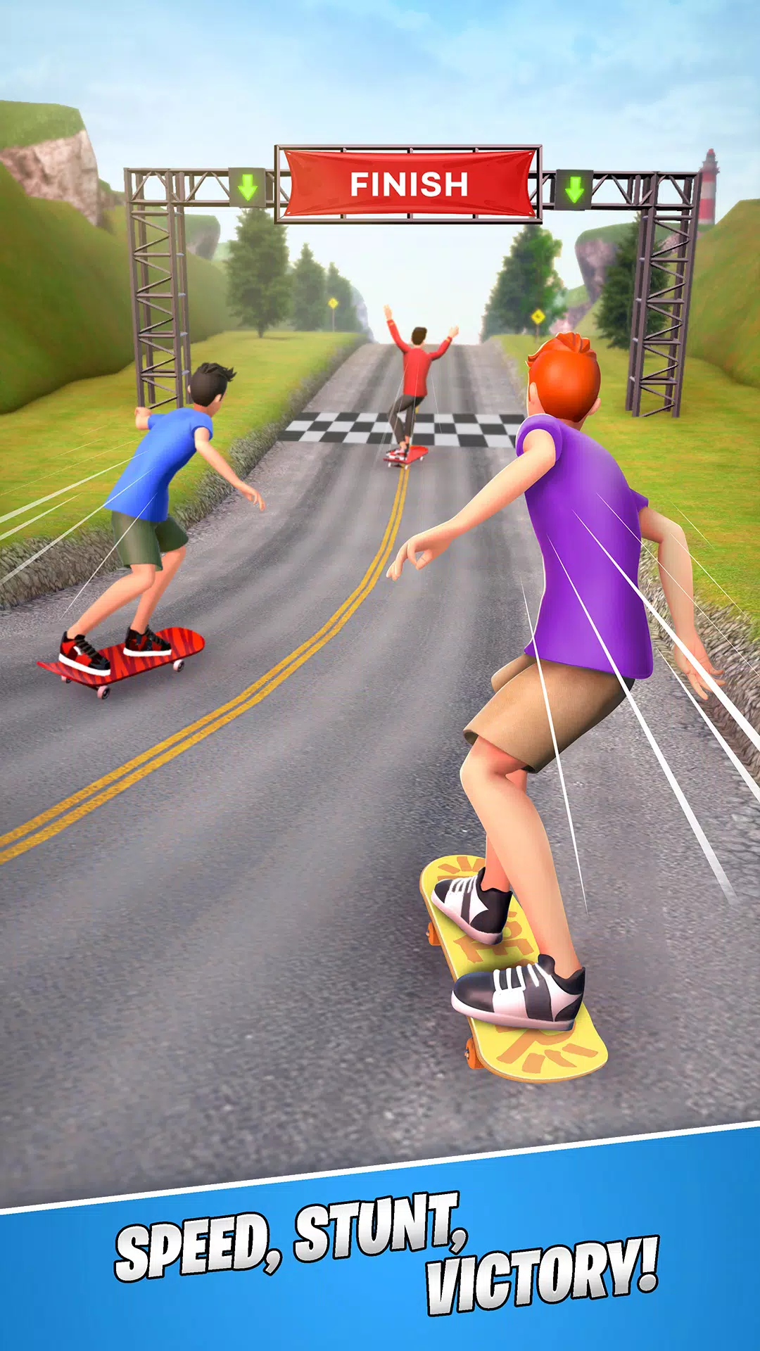 Skate Rush: Champions Race Ảnh chụp màn hình 4