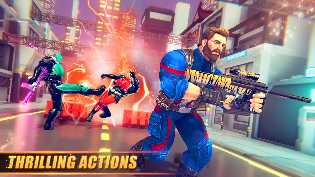 Superhero FPS Shooting Battles স্ক্রিনশট 1