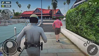 US Police Bike Rider Simulator Скриншот 2