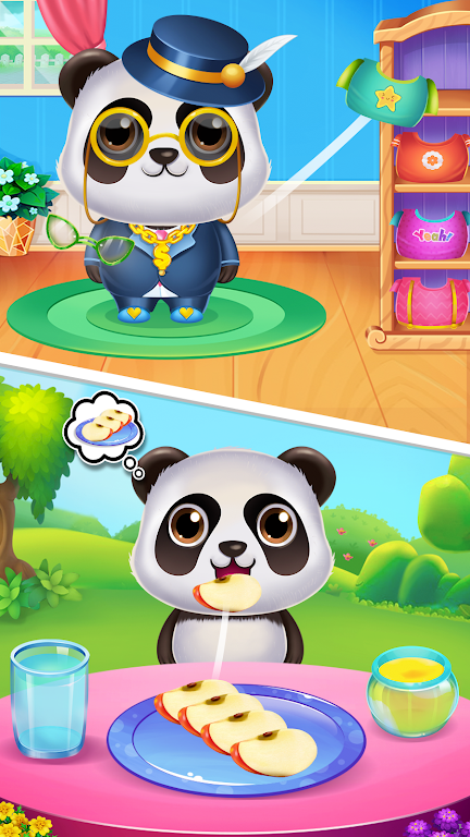 Panda caretaker pet salon game Captura de pantalla 1