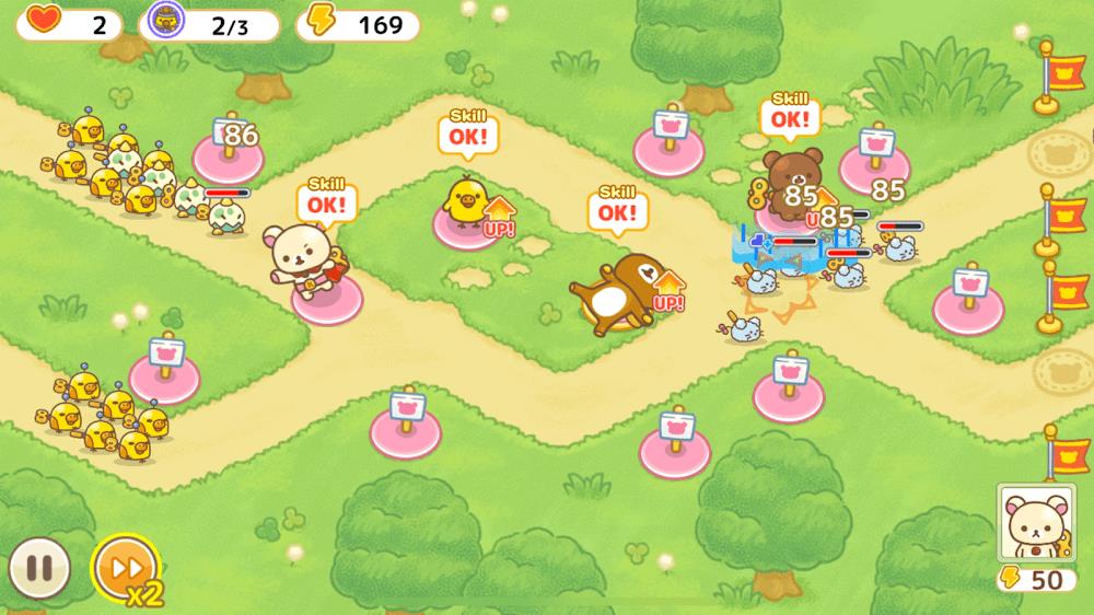 Korilakkuma Tower Defense Capture d'écran 4