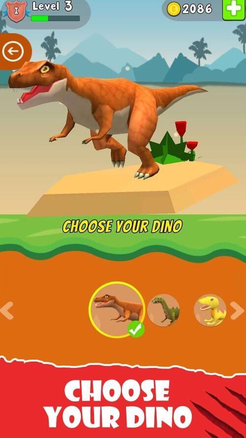 Dinosaur Attack Simulator 3D Ekran Görüntüsü 2