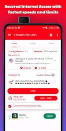 X TUNNEL PRO UDP+ VPN Captura de tela 1