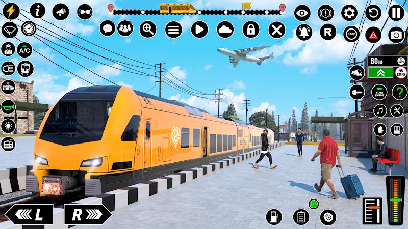 Real Indian Railway Train Game Ekran Görüntüsü 1