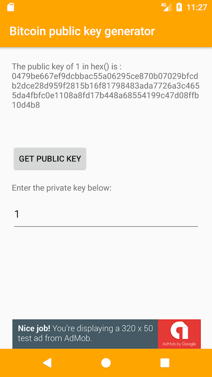 Bitcoin Public Key Generator Mod স্ক্রিনশট 2