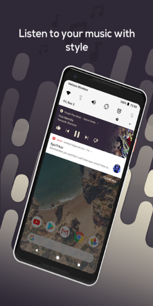 Material Notification Shade Captura de tela 3