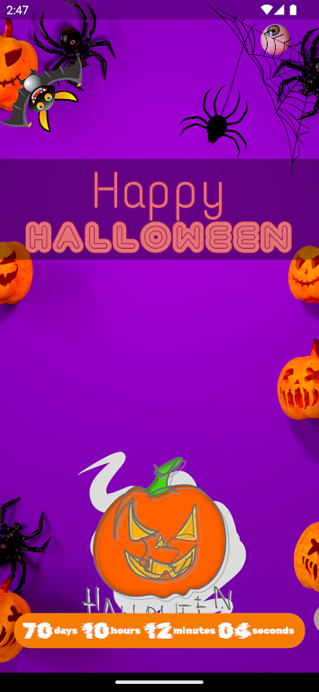 How long until Halloween? スクリーンショット 2