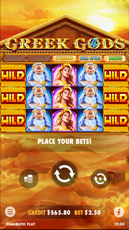 Greek Gods - Slot Casino Game Capture d'écran 3