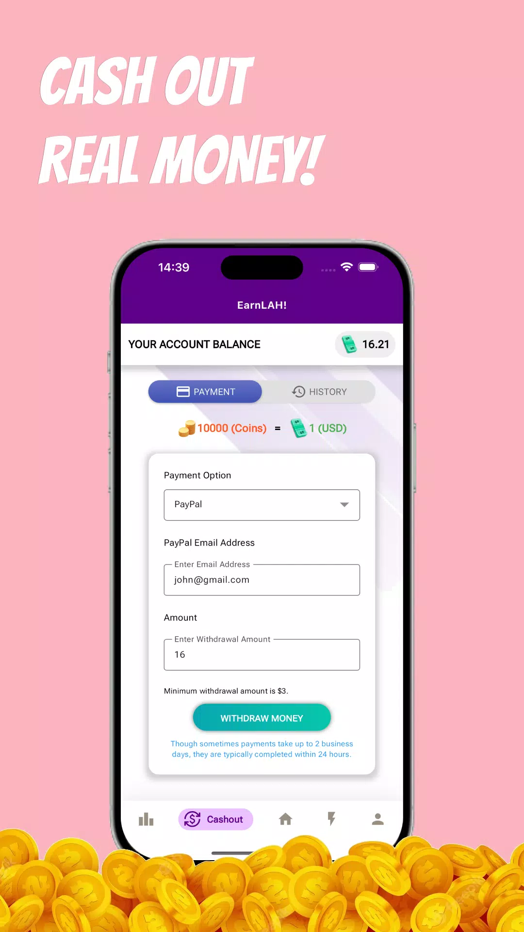 Earn Money with EarnLAH! ภาพหน้าจอ 2