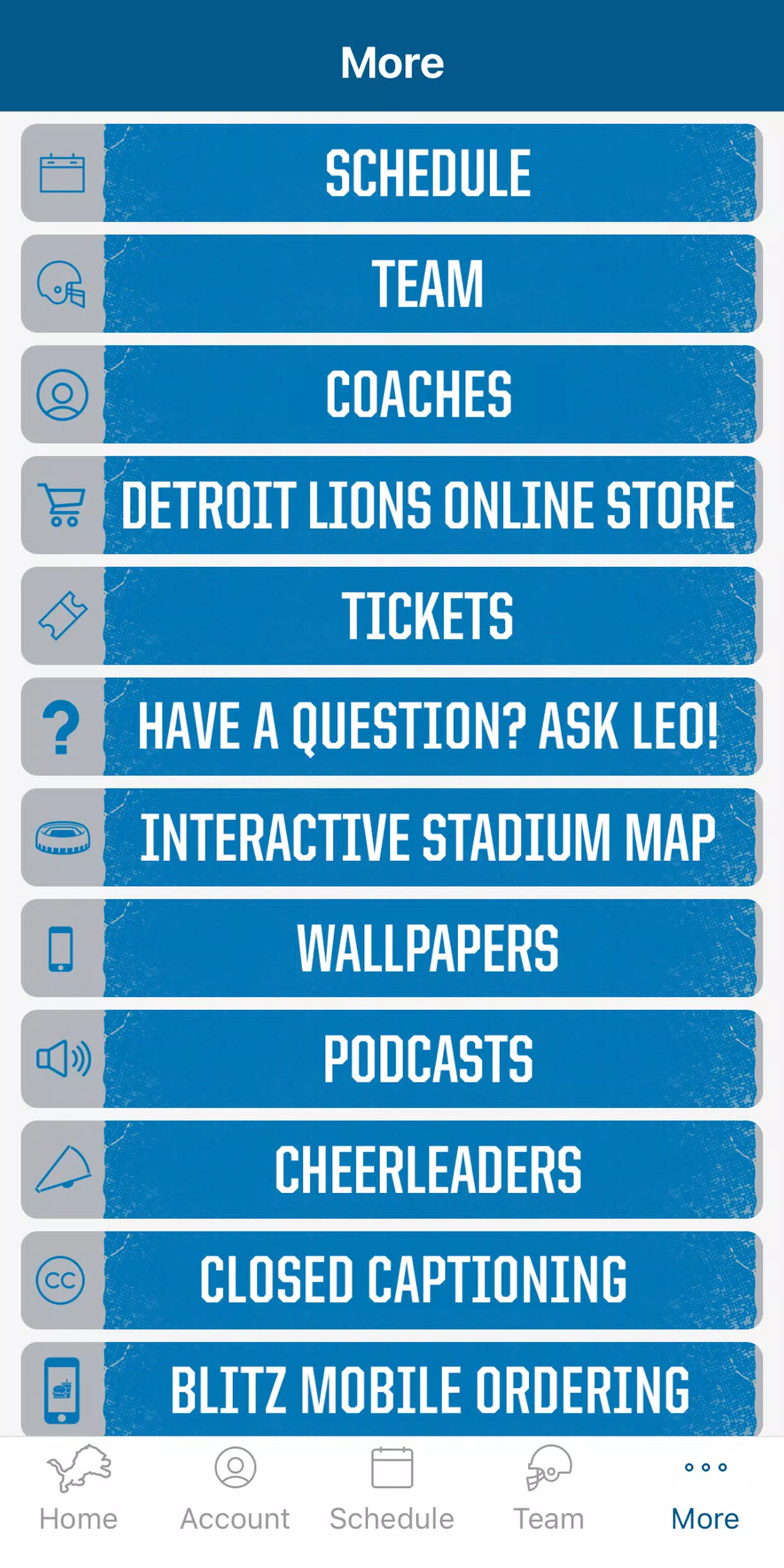 Detroit Lions Mobile Screenshot 3