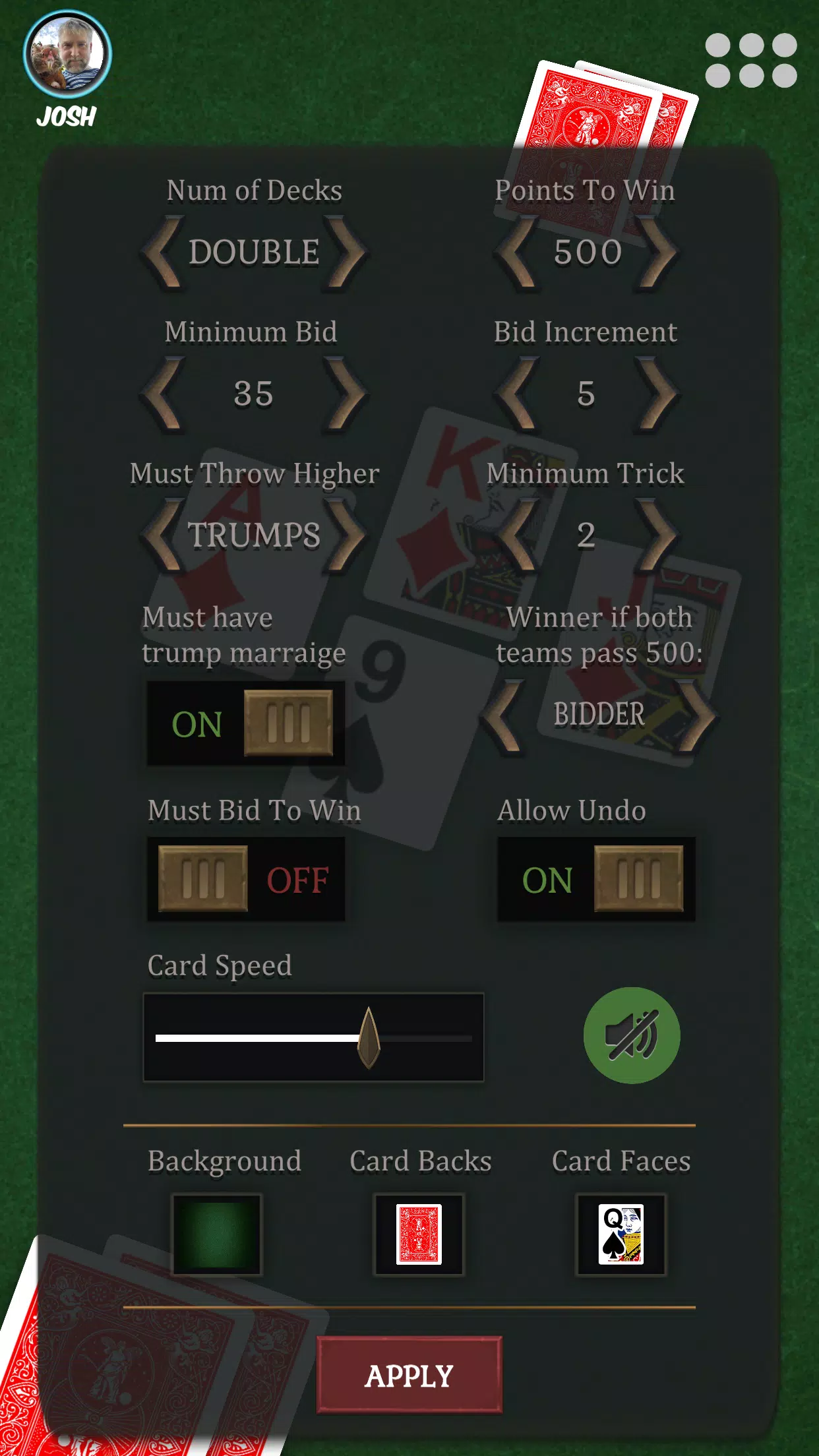 Pinochle Online應用截圖第4張