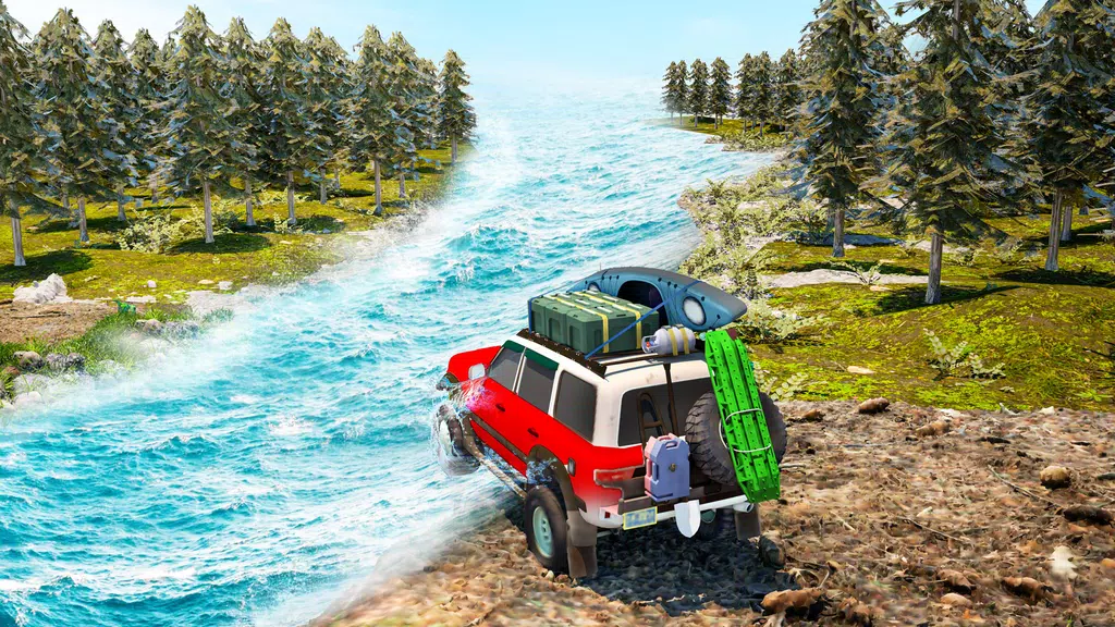 jeep games 4x4 off road car 3d ဖန်သားပြင်ဓာတ်ပုံ 3