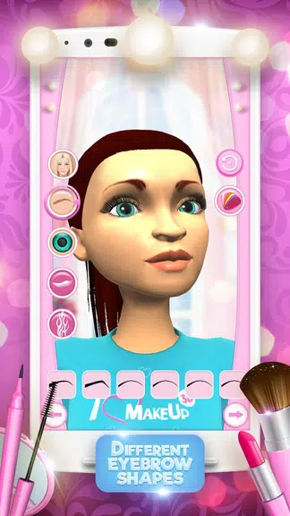 3D Makeup Games For Girls 스크린샷 1
