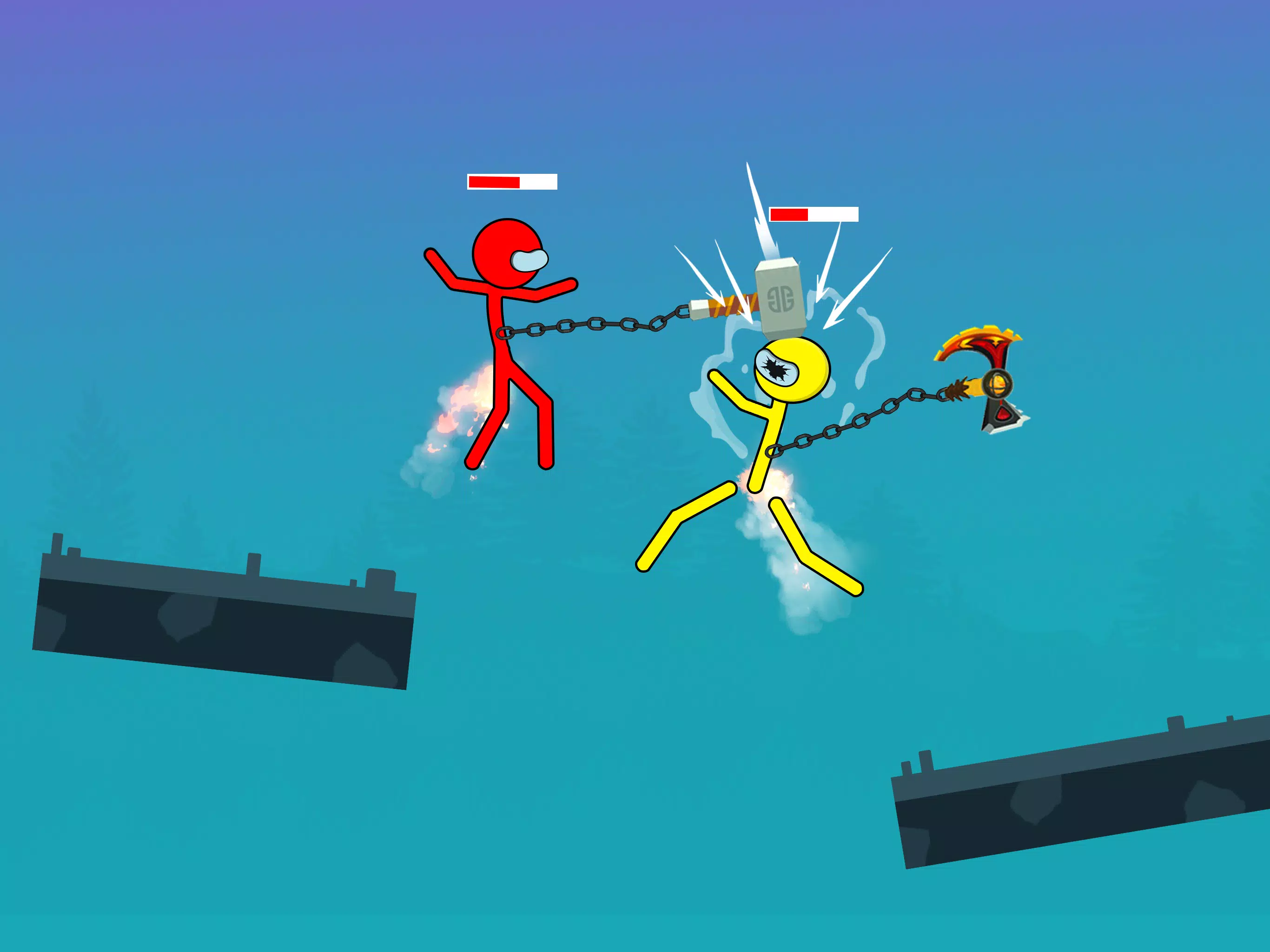 Stick Hero Stickman Smasher Screenshot 2