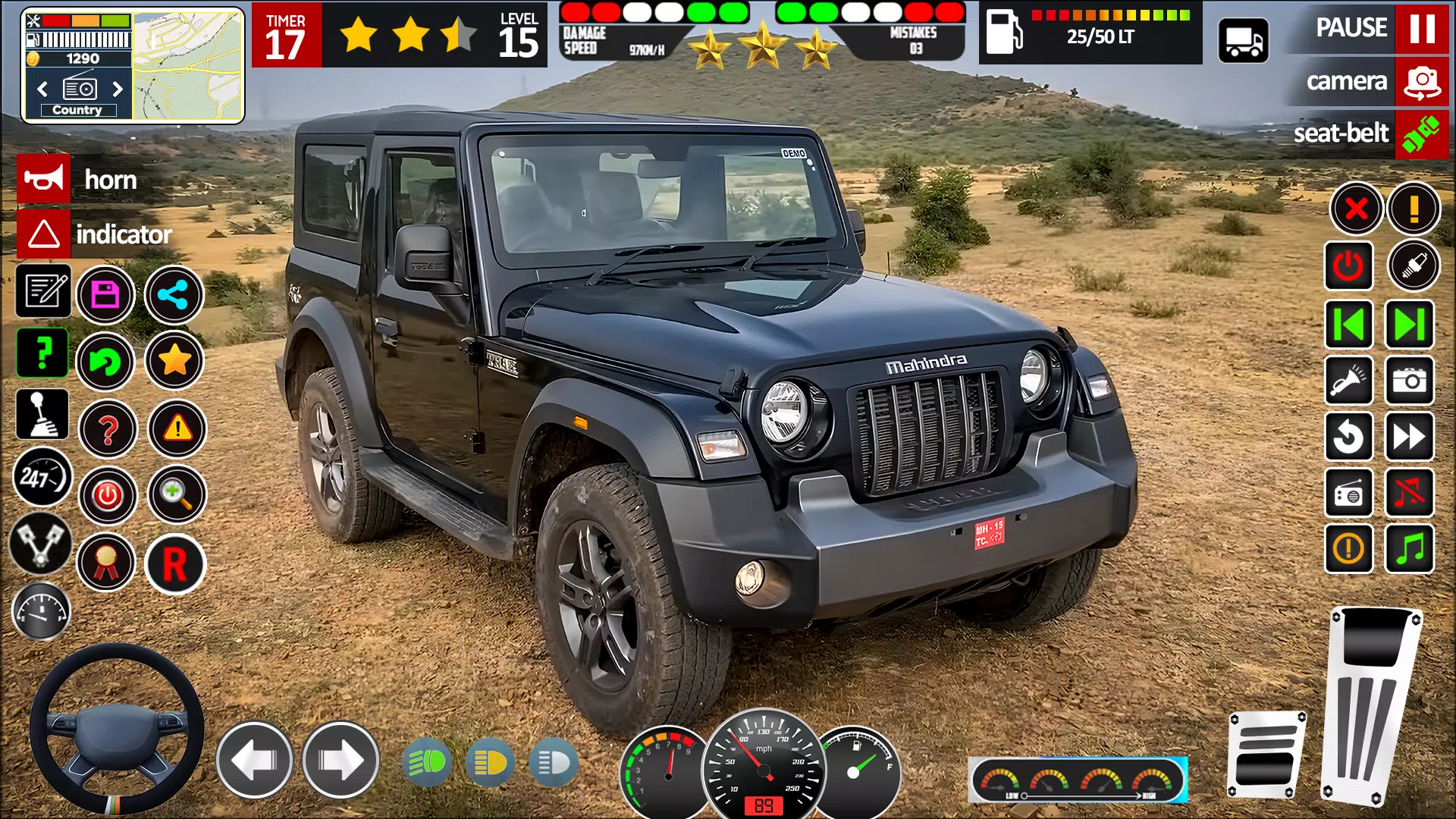 Jeep Driving Game 3d Simulator Schermafbeelding 4