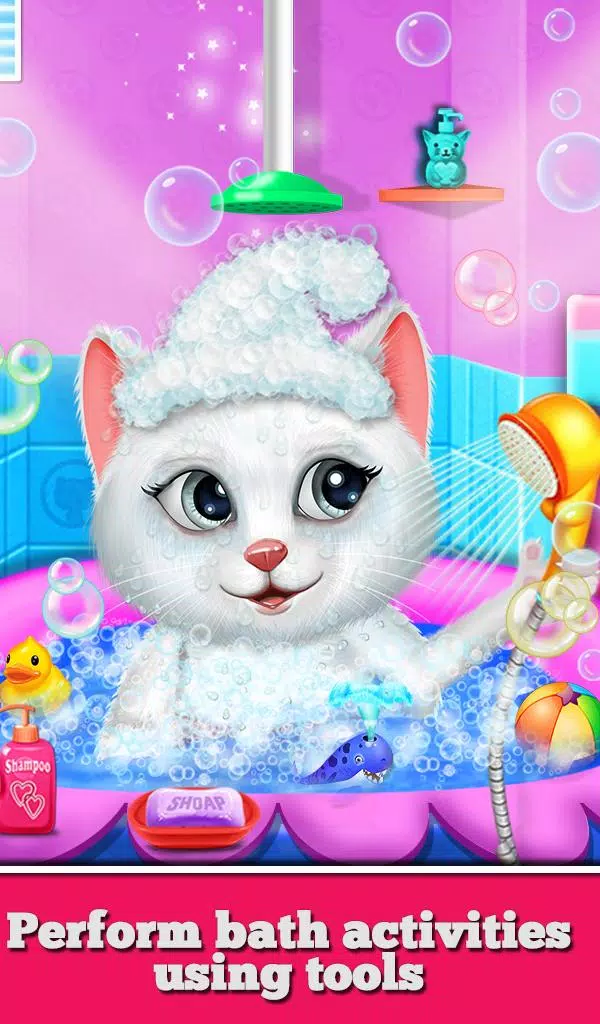 Kitty Nail Salon Daycare Cute Ekran Görüntüsü 2