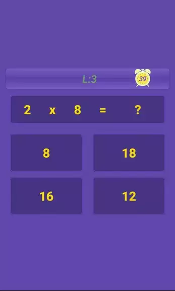 Multiplication Table: Math ภาพหน้าจอ 3