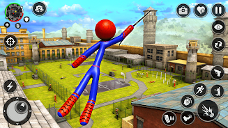 Spider Stick Hero Prison Break Zrzut ekranu 2