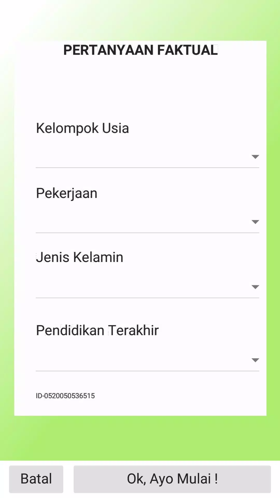 Schermata SIMANTAP PUAS 3