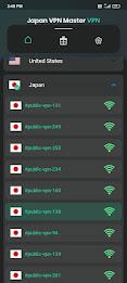 Japan VPN Master - VPN Proxy स्क्रीनशॉट 2