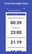 Third of the Night Calculator Screenshot 3