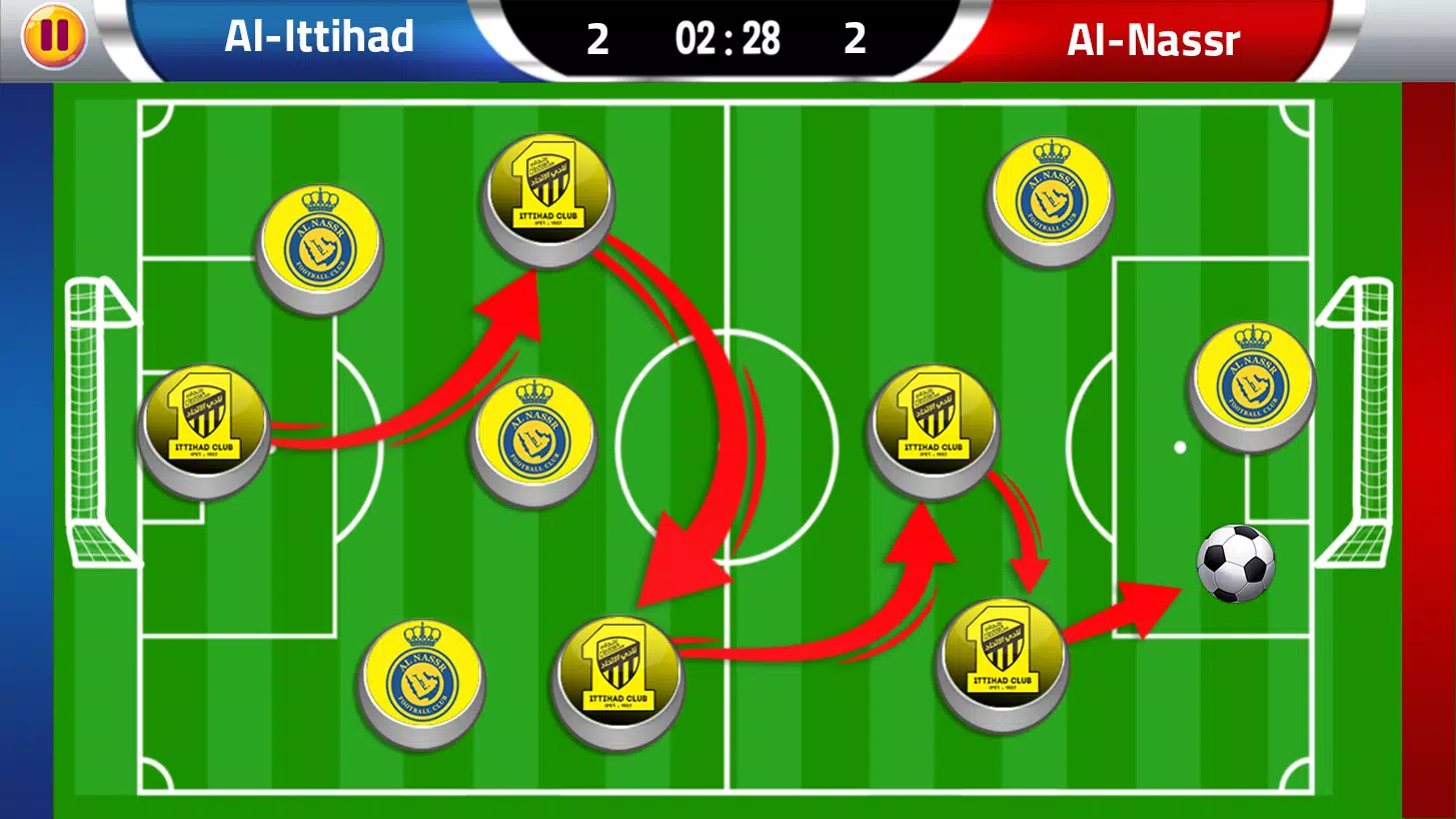 لعبة الدوري السعودي Tangkapan skrin 1