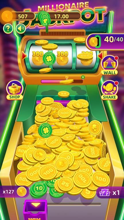 Jackpot Lucky Pusher Captura de pantalla 2