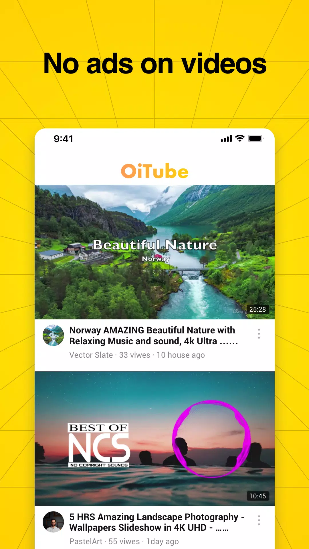 OiTube Ảnh chụp màn hình 1