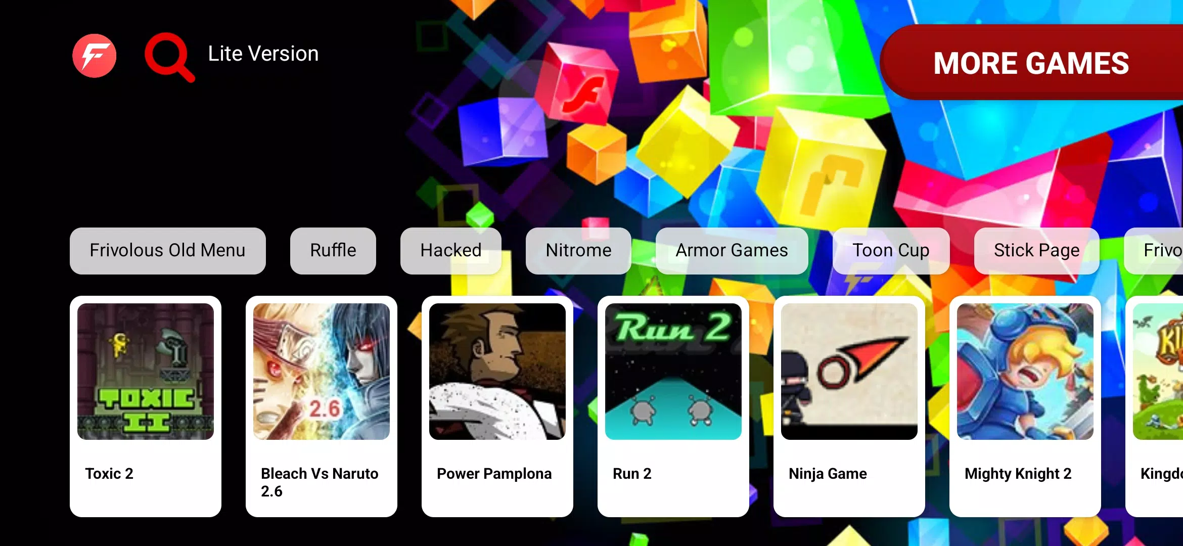 Flash Game Archive Captura de tela 3