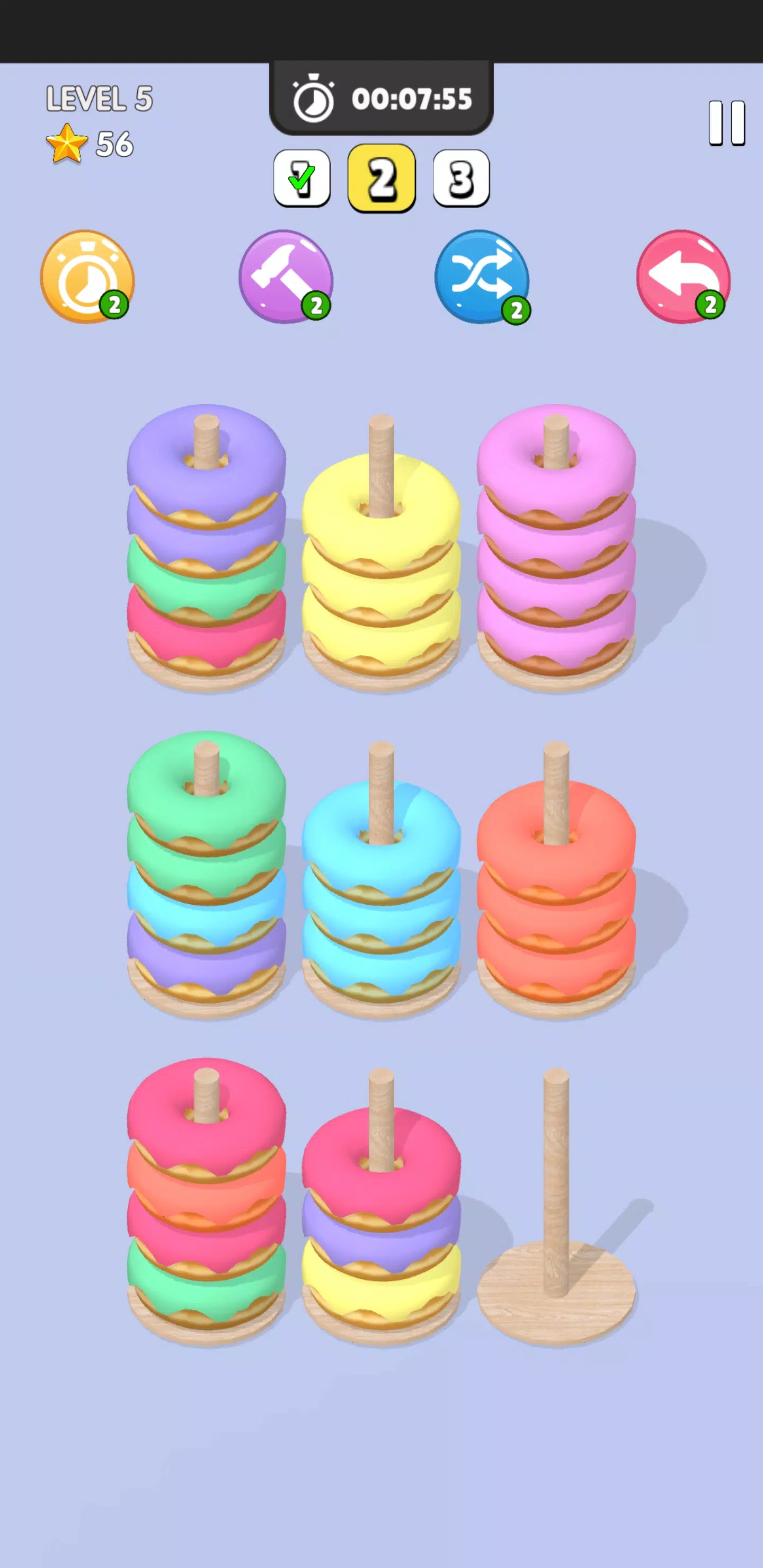 Donut Sort Capture d'écran 2