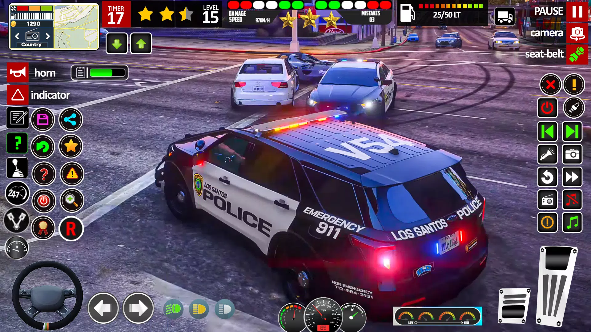 Car Chase Game Cop Simulator Captura de pantalla 4