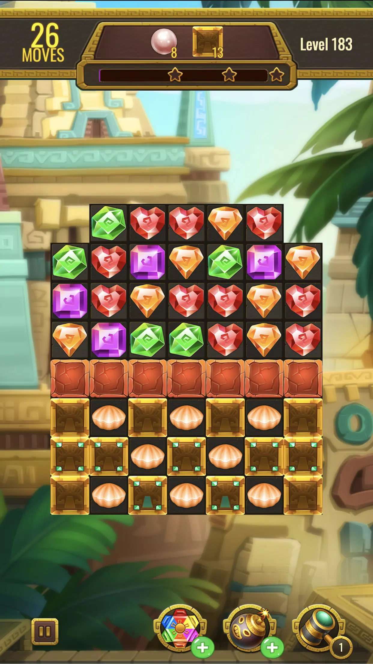 Jewels Maya Quest: Gem Match 3 Ekran Görüntüsü 4